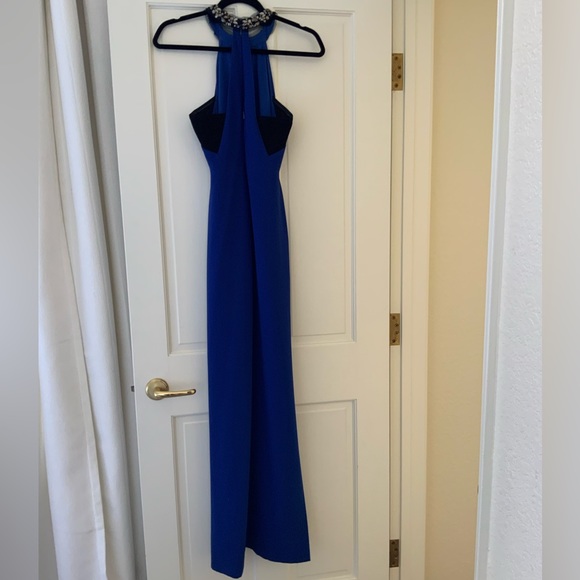 BCBG MaxAzria Blue Evening Gown - Picture 5 of 5